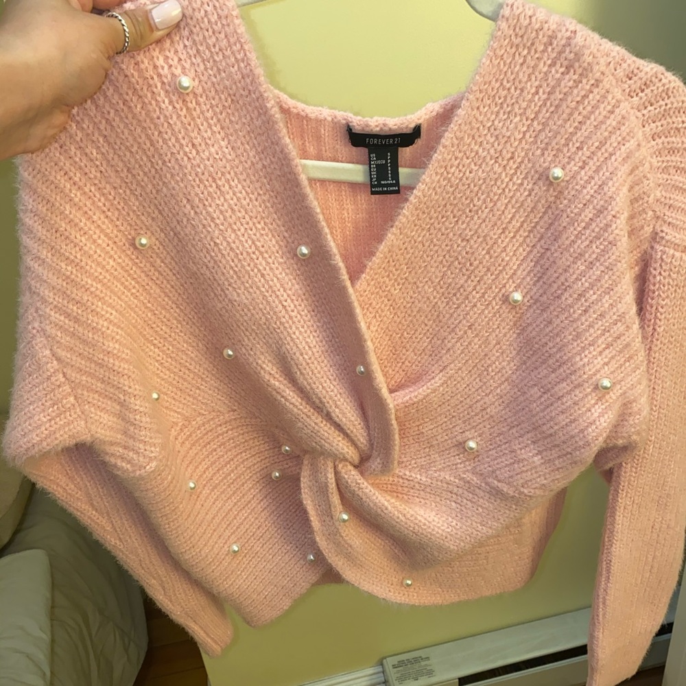 Beaded sweater